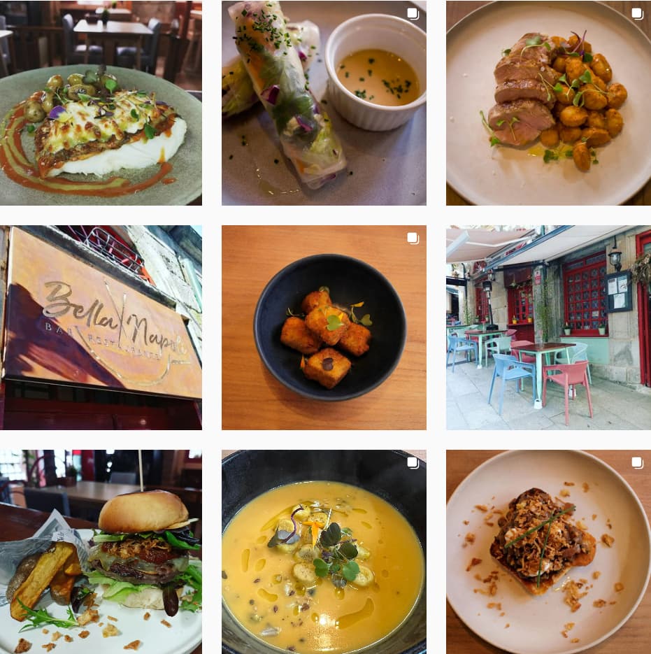 Echa un vistazo a los platos de Bella Gastro a través de Instagram
